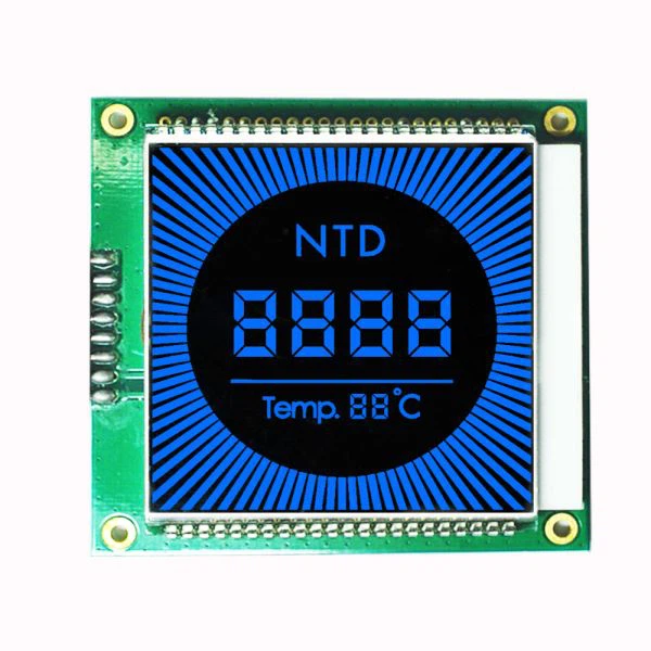 Ecran LCD negativ cu 7 segmente Lcd